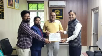 आईसीटी प्रतियोगिता में योगेश प्रताप सिंह पुरुष वर्ग में प्रथम