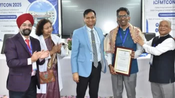 एम्स रायपुर कि डॉ. कृष्णदत्त चावली को मिला फेलोशिप सम्मान