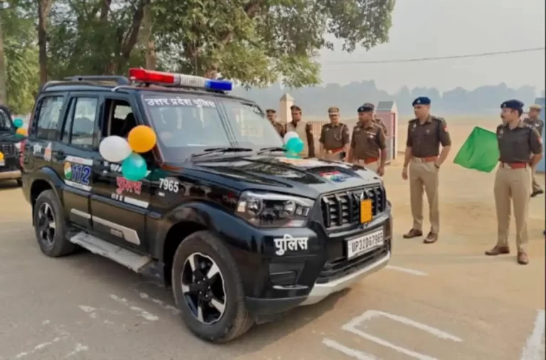 प्रतापगढ़ में डायल-112 की 12 नई गाड़ियां सेवा में शामिल