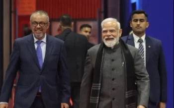 WHO प्रमुख ने की पीएम मोदी की प्रशंसा
