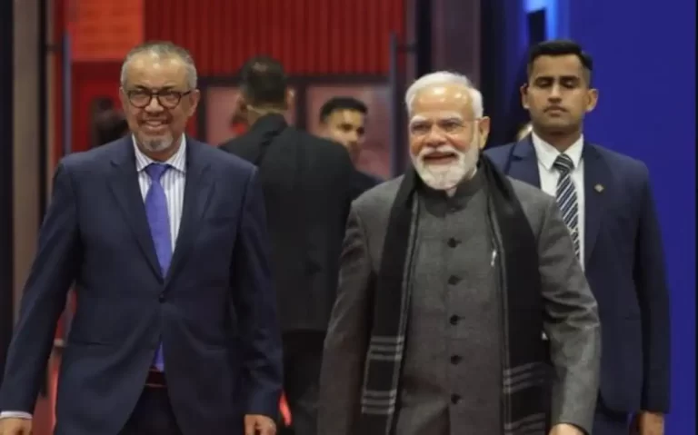 WHO प्रमुख ने की पीएम मोदी की प्रशंसा