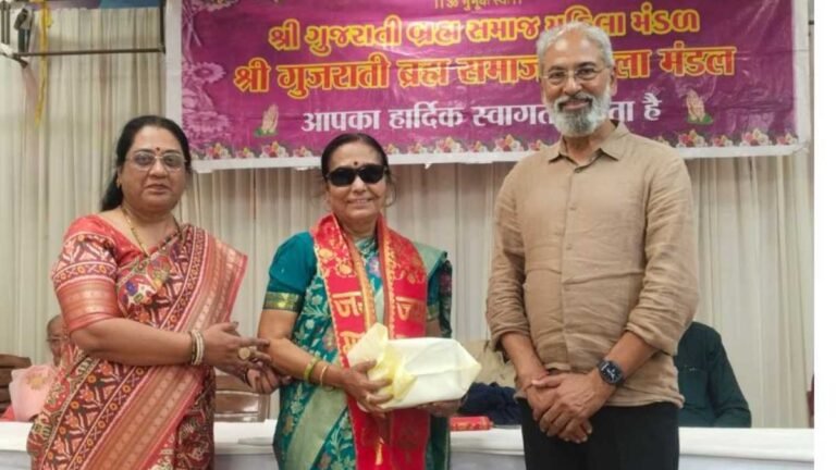 मृणालिका ओझा का सम्मान