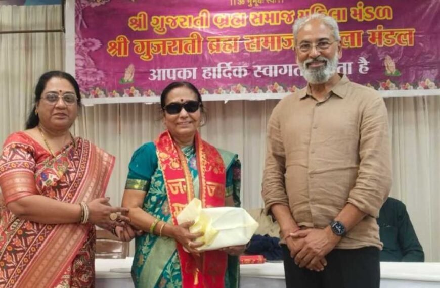 मृणालिका ओझा का सम्मान