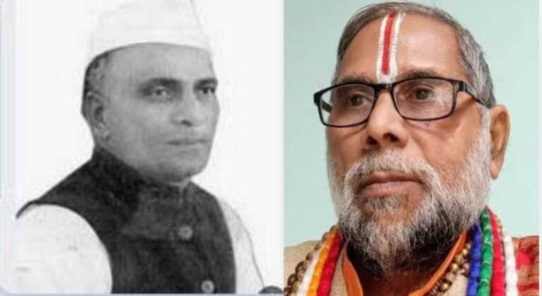 पं मुनीश्वर दत्त उपाध्याय के संविधान पर हस्ताक्षर