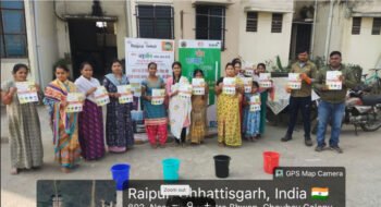 रायपुर को श्रेष्ठ स्वच्छ शहर बनाने वार्ड 24 में नागरिकों ने ली शपथ