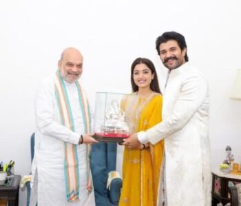 अमित शाह से मिले विजय-रश्मिका