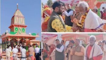 प्रतापगढ़़ में पूर्व न्यायाधीश ने कराई शिवलिंग की स्थापना