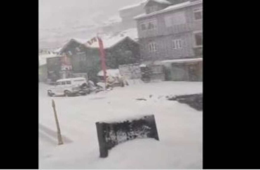 सिक्किम में भारी बर्फबारी