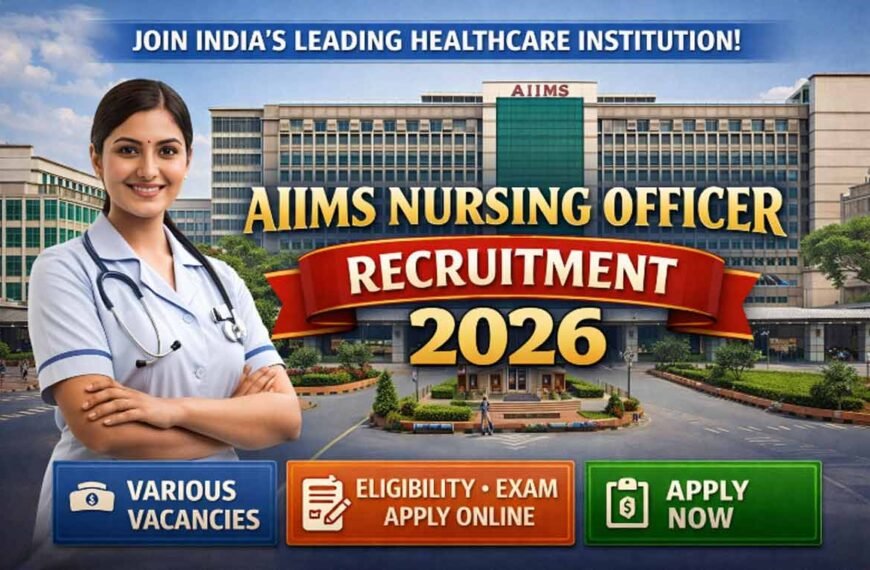 AIIMS Nursing Officer Recruitment 2026