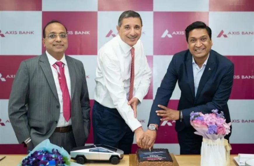 एक्सिस बैंक बना टेस्ला का प्राथमिक फाइनेंसर