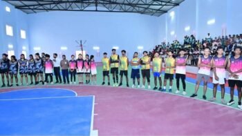 Vishnu Deo Sai inaugurates Basketball Stadium, Cricket Academy and Climbing Wall in Jashpur