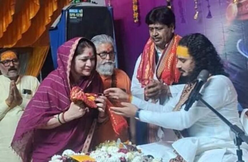 ढिंगवस की श्रीमद्भागवत कथा चर्चा में