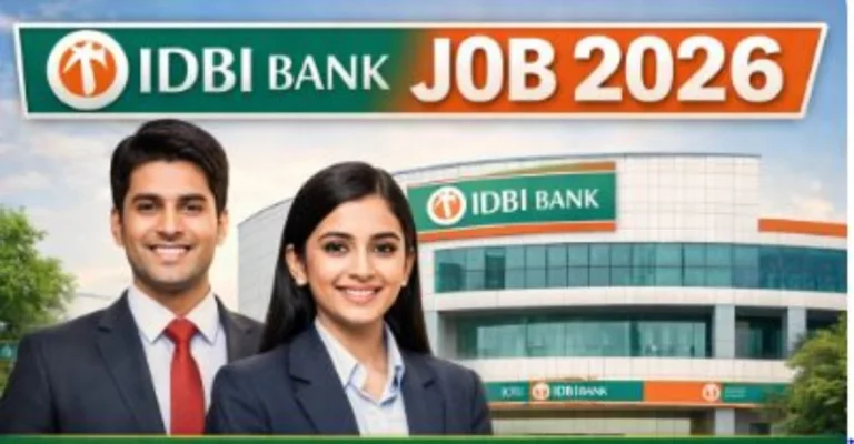 IDBI Bank Recruitment 2026 Notification