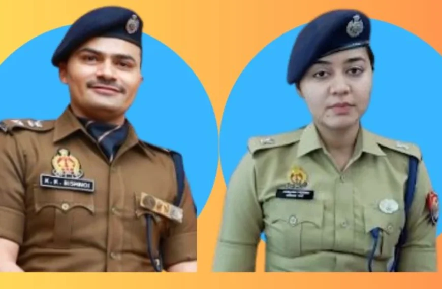 IPS Krishan Bishnoi and Anshika Verma