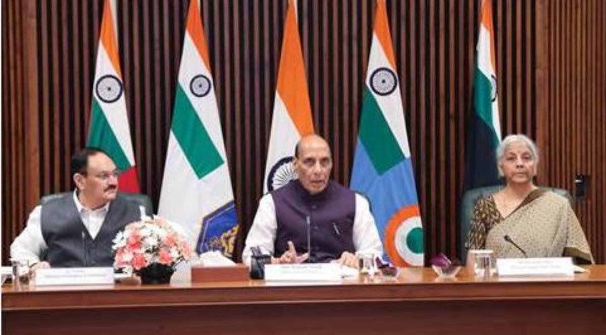 Raksha Mantri chairs first IGoM meeting