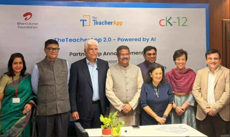 भारती एयरटेल और सीके-12 फाउंडेशन ने शिक्षकों को सशक्त बनाने एआई पहल शुरु की