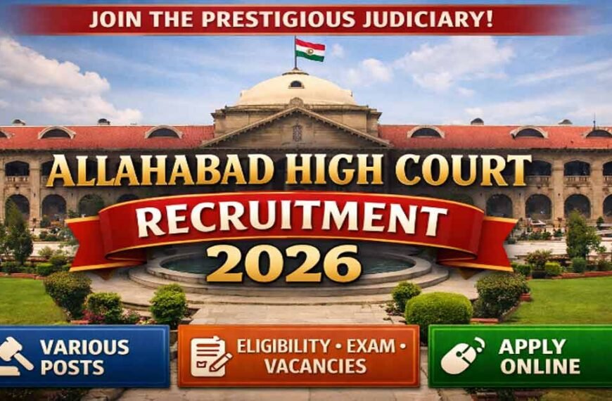 Allahabad High Court Recruitment 2026
