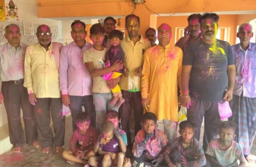 रईया देवी धाम बोर्रा में भक्ति और उत्साह के साथ मना होली उत्सव