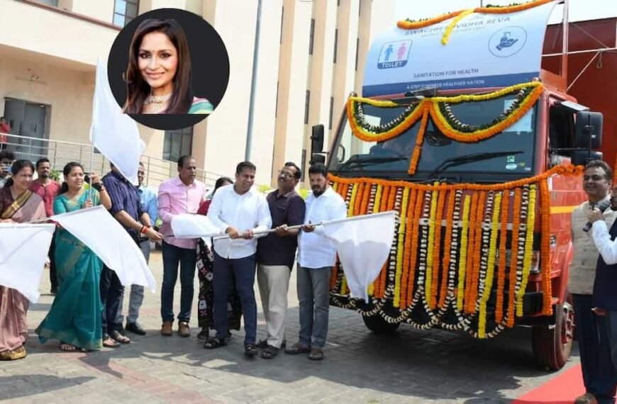 Jindal Foundation launches truck-mounted mobile sanitation unit
