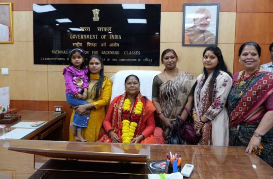 साध्वी निरंजन ज्योति ने ओबीसी आयोग के अध्यक्ष पद का दायित्व संभाला