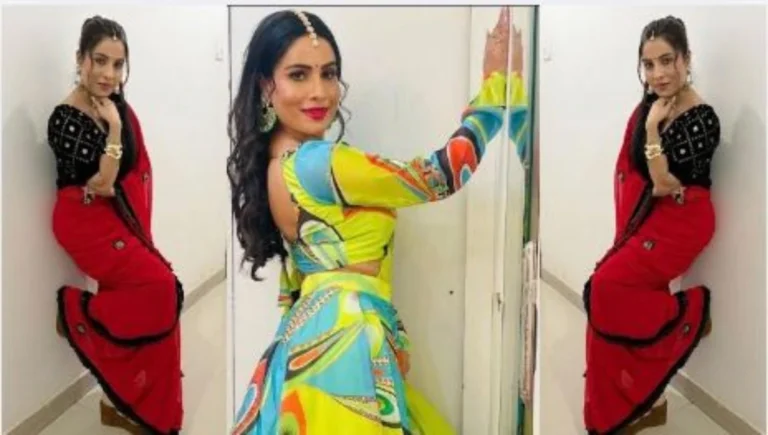 फिल्म लाल सिंदूर की शूटिंग के लिए प्रतापगढ़ पहुंची भोजपुरी स्टार संजना