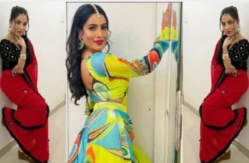 फिल्म लाल सिंदूर की शूटिंग के लिए प्रतापगढ़ पहुंची भोजपुरी स्टार संजना