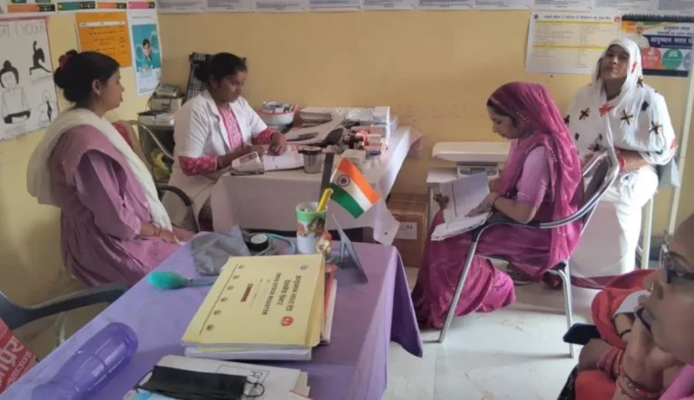 Regular vaccination camp at Sub Centre Sultanpur