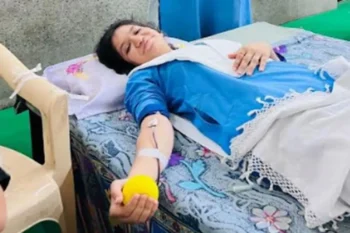Sant Nirankari Mission Raipur branch donated blood