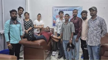 जेसीआई रायपुर ने रक्तदान अभियान चलाकर थैलेसीमिया पीड़ितों की मदद की