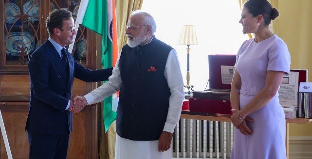 Modi Receives Sweden's Highest Honor