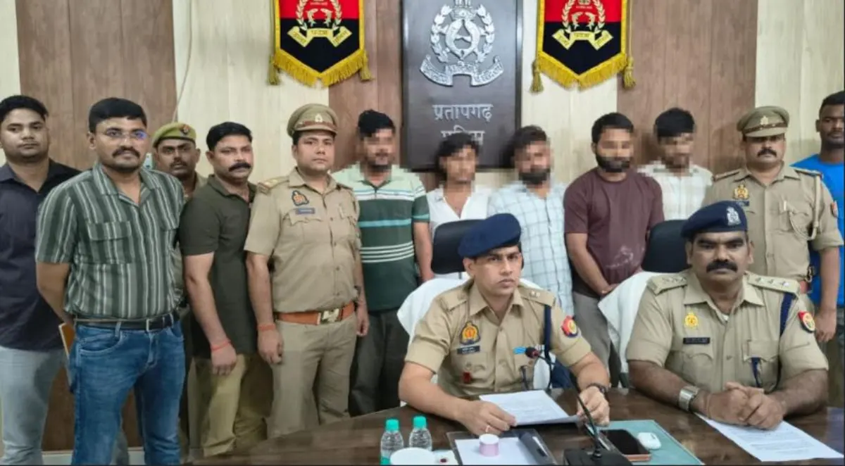 प्रतापगढ़ में पकड़े गये 5 तस्कर, एक करोड़ की ड्रग बरामद