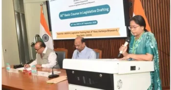 लेजिस्लेटिव ड्राफ्ट तैयार करने के 36वें बेसिक पाठ्यक्रम का शुभारंभ