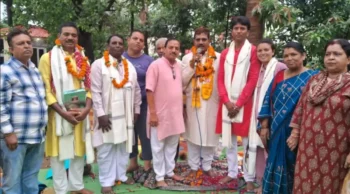 गुरु पूर्णिमा पर अनुपम गार्डन में योगाचार्यों का हुआ सम्मान