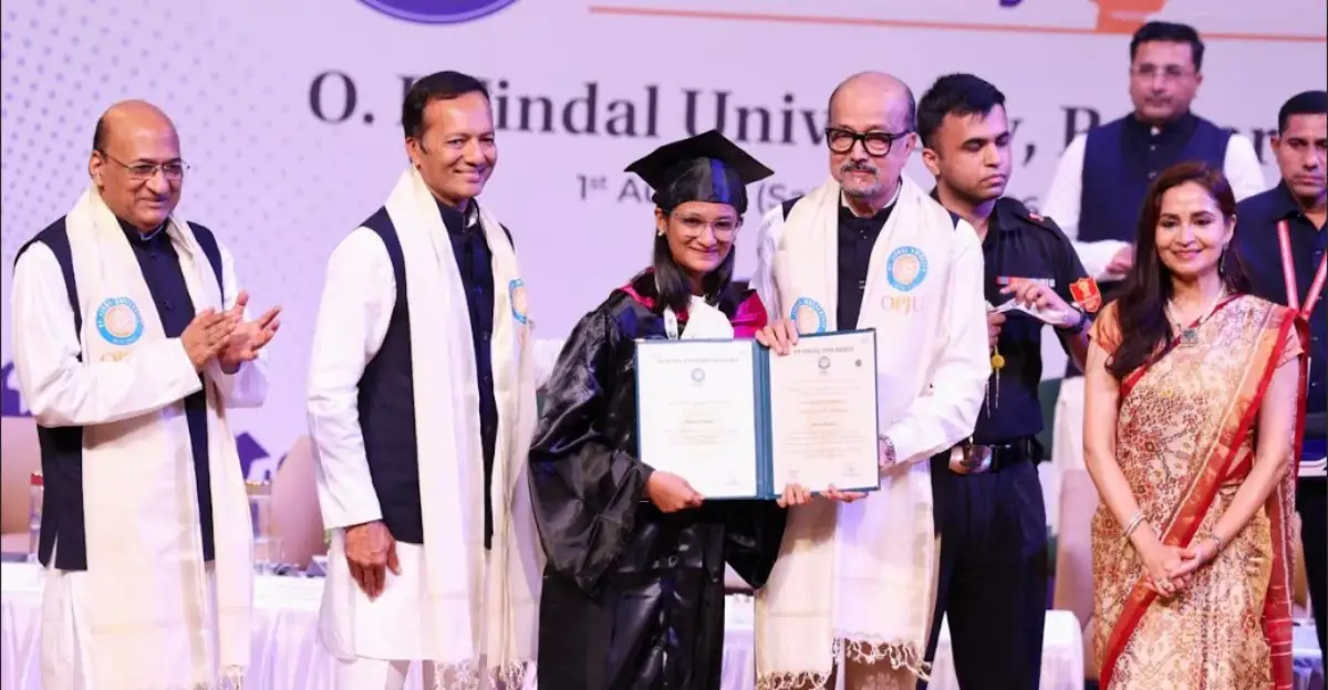 ओपी जिंदल यूनिवर्सिटी ने 688 विद्यार्थियों को उपाधि और 84 मेधावियों को प्रदान किया पदक