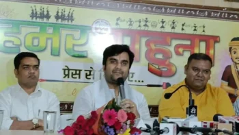 रायपुर प्रेस क्लब में इन्द्रेश महाराज पत्रकारों से रूबरू