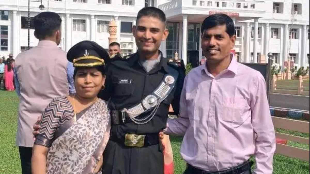 शिक्षामित्र का बेटा बना लेफ्टिनेंट