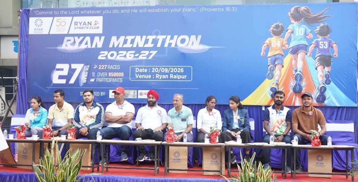 227वां रयान मिनीथॉन: सेंट जेवियर्स हाई स्कूल, रायपुर ओवरऑल चैंपियन 227वां रयान मिनीथॉन